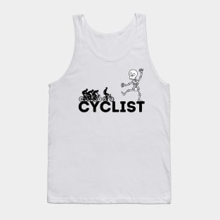 Skeleton Cyclist Tank Top